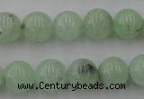 CPR104 15.5 inches 12mm round natural prehnite beads wholesale