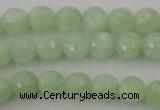 CPR113 15.5 inches 10mm faceted round natural prehnite beads wholesale