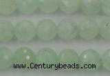 CPR114 15.5 inches 12mm faceted round natural prehnite beads wholesale