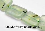 CPR15 A grade 15*20mm rectangle natural Prehnite gemstone beads