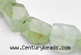 CPR20 A grade freeform natural Prehnite gemstone beads