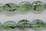 CPR222 15.5 inches 12*16mm oval natural prehnite beads wholesale