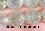 CPR378 15.5 inches 10mm faceted nuggets prehnite gemstone beads