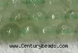 CPR415 15.5 inches 6mm faceted round natural prehnite beads