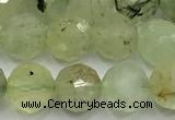 CPR438 15 inches 12mm faceted round prehnite beads