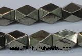 CPY610 15.5 inches 10*15mm nuggets pyrite gemstone beads