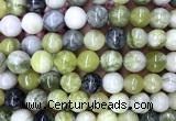CQJ304 15 inches 12mm round Qinghua jade beads wholesale