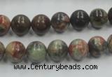 CRA01 15.5 inches 8mm round natural rainforest agate gemstone beads