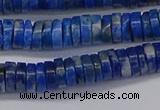 CRB1027 15.5 inches 2*6mm heishi lapis lazuli beads wholesale