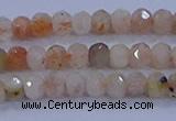 CRB1869 15.5 inches 2*3mm faceted rondelle sunstone beads