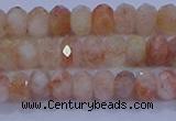 CRB1870 15.5 inches 2.5*4mm faceted rondelle sunstone beads