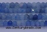 CRB1890 15.5 inches 2*3mm faceted rondelle aquamarine beads