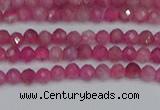 CRB1935 15.5 inches 2*3mm faceted rondelle pink tourmaline beads