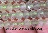 CRB1953 15.5 inches 3.5*5mm faceted rondelle prehnite gemstone beads