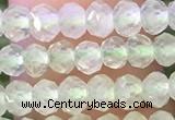 CRB2258 15.5 inches 3*4mm faceted rondelle prehnite beads