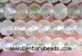 CRB2272 15.5 inches 3*4mm faceted rondelle prehnite beads