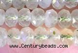 CRB2273 15.5 inches 4*6mm faceted rondelle prehnite beads