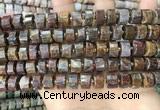 CRB2305 15.5 inches 7mm - 8mm faceted tyre pietersite beads