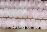 CRB2550 15.5 inches 2*4mm heishi rose quartz beads wholesale