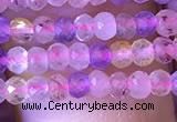 CRB2606 15.5 inches 2*3mm faceted rondelle mixed quartz beads