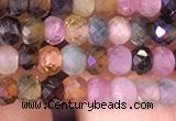 CRB2608 15.5 inches 2*3mm faceted rondelle tourmaline beads