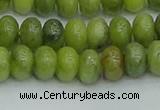 CRB2837 15.5 inches 6*10mm rondelle Chinese chrysoprase beads