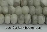 CRB2861 15.5 inches 5*8mm rondelle grey agate beads