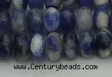 CRB2882 15.5 inches 6*10mm rondelle sodalite beads wholesale