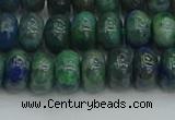 CRB2892 15.5 inches 6*10mm rondelle chrysocolla beads wholesale