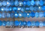 CRB3118 15.5 inches 2*3mm faceted rondelle tiny apatite beads