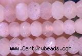 CRB3142 15.5 inches 2.5*4mm faceted rondelle tiny moonstone beads