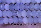 CRB3154 15.5 inches 2.5*4mm faceted rondelle tiny aquamarine beads