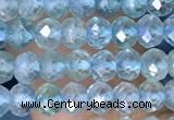 CRB3173 15.5 inches 2.5*4mm faceted rondelle tiny apatite beads