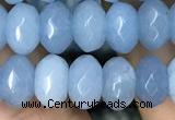 CRB4114 15.5 inches 5*8mm faceted rondelle candy jade beads