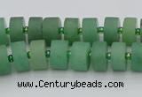 CRB473 15.5 inches 6*10mm tyre green aventurine beads wholesale