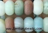 CRB5020 15.5 inches 4*6mm rondelle matte amazonite beads wholesale