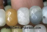 CRB5164 15.5 inches 5*8mm faceted rondelle amazonite beads wholesale