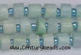 CRB530 15.5 inches 5*8mm tyre Chinese amazonite beads wholesale