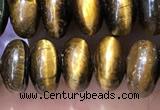 CRB5356 15.5 inches 5*8mm rondelle yellow tiger eye beads wholesale