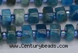 CRB536 15.5 inches 5*8mm tyre apatite gemstone beads wholesale