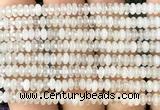 CRB5400 15 inches 2.5*4mm rondelle white crystal beads wholesale
