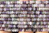 CRB5403 15 inches 2.5*4mm rondelle dogtooth amethyst beads