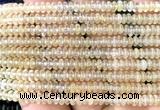 CRB5412 15 inches 2.5*4mm rondelle yellow watermelon beads
