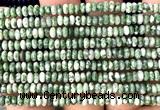 CRB5434 15 inches 2.5*4mm rondelle Qinghai jade beads wholesale