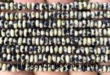 CRB5451 15 inches 2.5*4mm rondelle dalmatian jasper beads