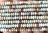 CRB5452 15 inches 2.5*4mm rondelle synthetic serpentine jasper beads