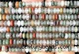 CRB5453 15 inches 2.5*4mm rondelle blood jasper beads wholesale
