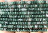 CRB5461 15 inches 2.5*4mm rondelle moss agate beads wholesale