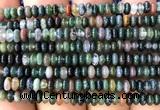 CRB5463 15 inches 2.5*4mm rondelle Indian agate beads wholesale