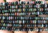 CRB5464 15 inches 2.5*4mm rondelle Indian agate beads wholesale